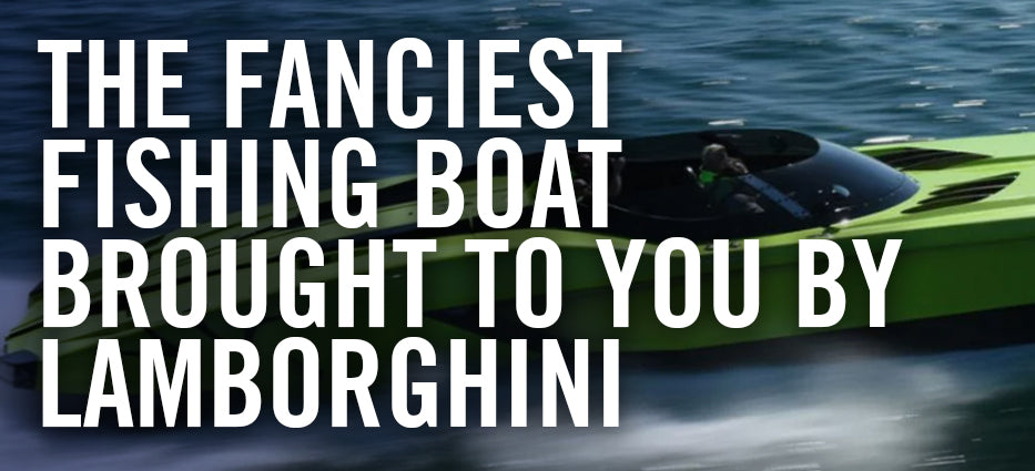Luxury fishing boat from Lamborghini