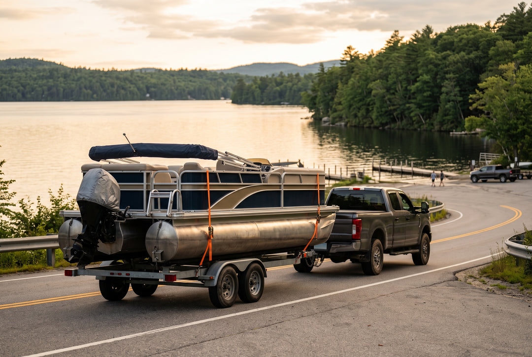 5 Essential Tips for Trailering a Pontoon Boat - boating photo