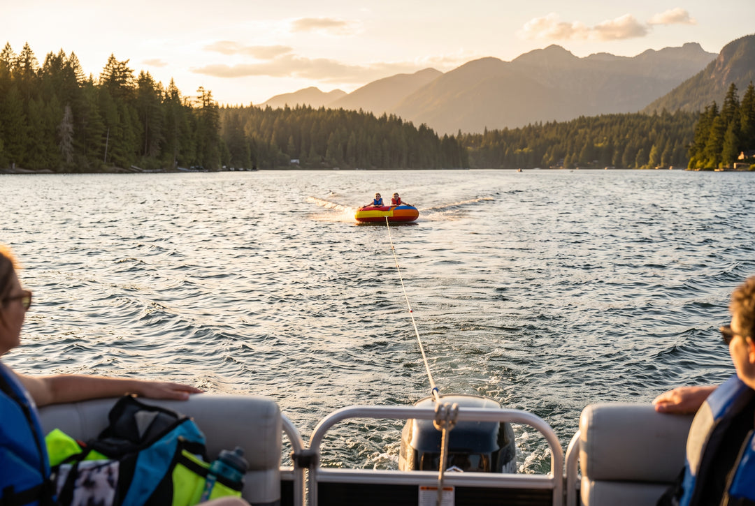 12 Best Towable Tubes for Kids - boating photo