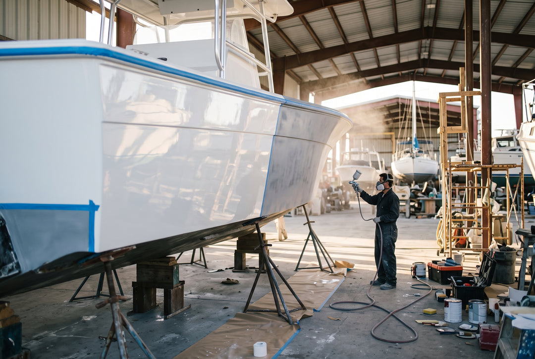 Spraying Gelcoat Do It Right and Protect Your Vessel for Many Years - boating photo