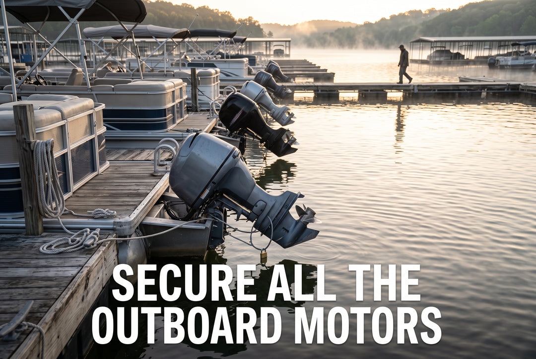 The Best Outboard Motor Security Tips to Keep Pontoon Thieves at Bay - boating photo