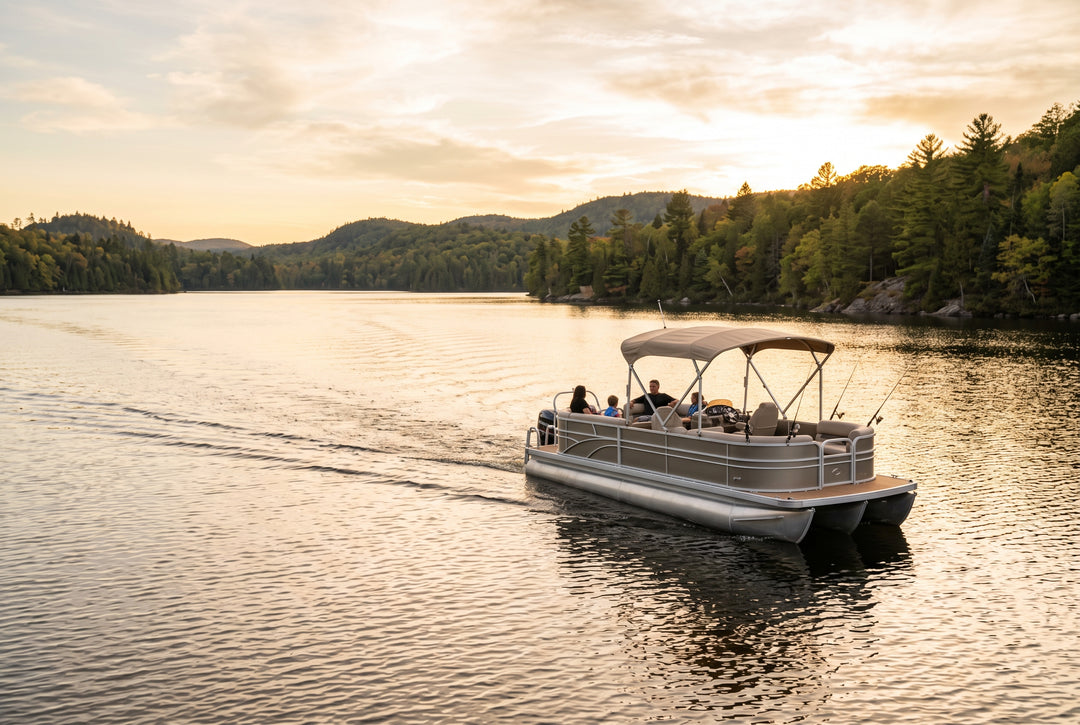 7 Major Advantages of a Pontoon Boat - scenic boating photo