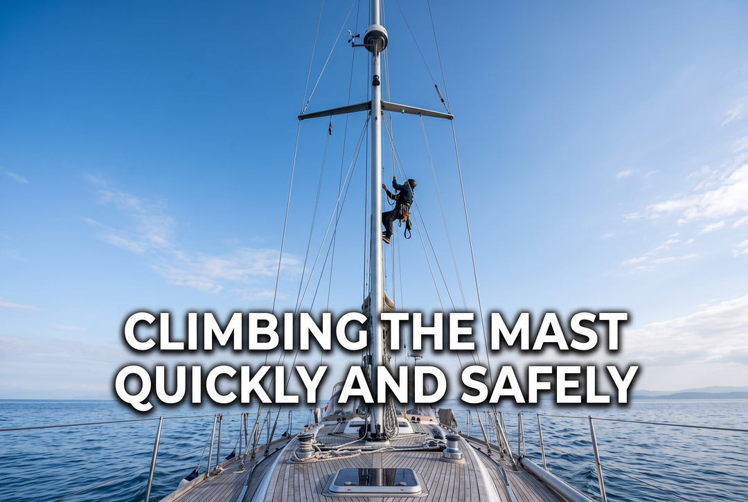 Climbing The Mast Quickly and Safely - boating photo