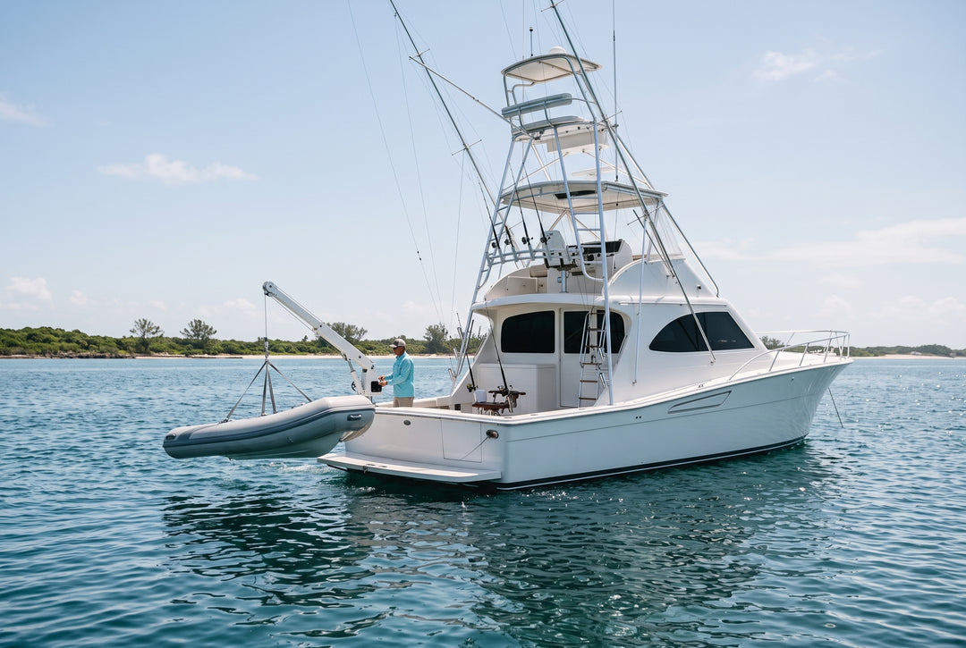 Raise the Bar The Absolute Best Boat Davit Systems - boating photo