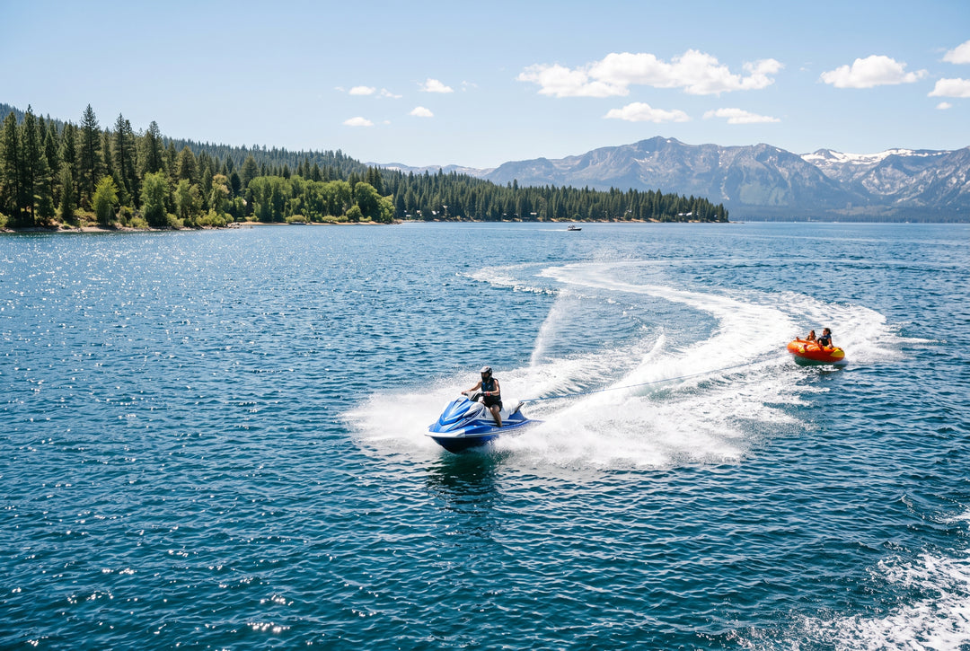 Aquatic Alternatives Yes, You Absolutely Can Go Tubing Behind a Jet Ski - boating photo