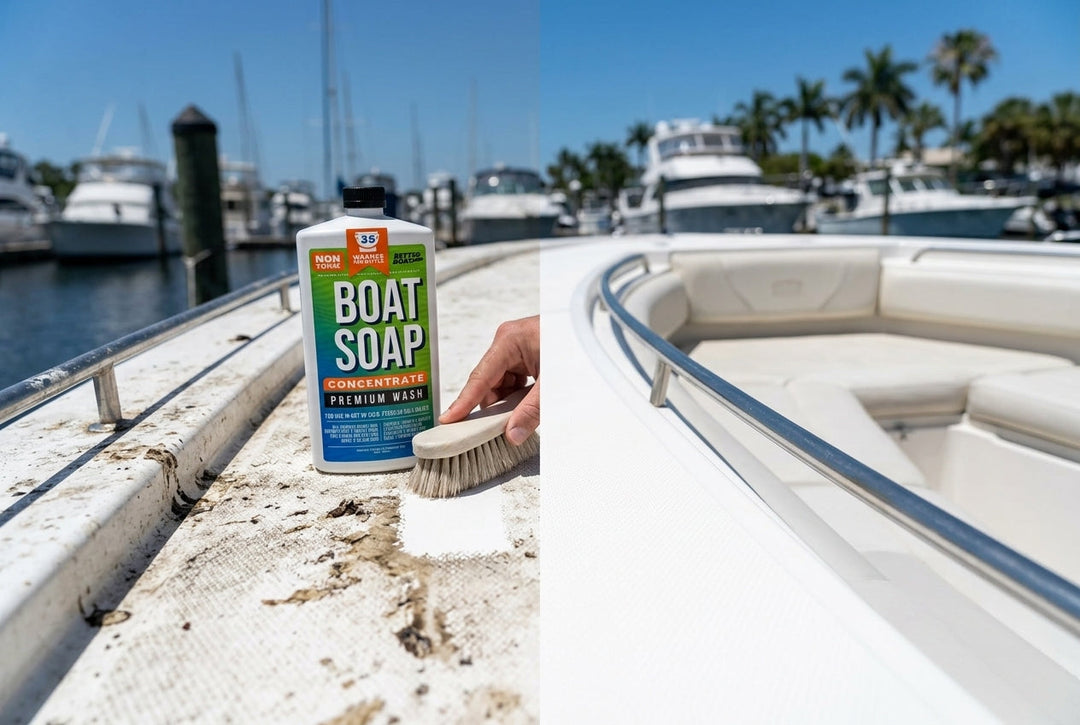 Best Way to Clean Boat Deck and Cushions