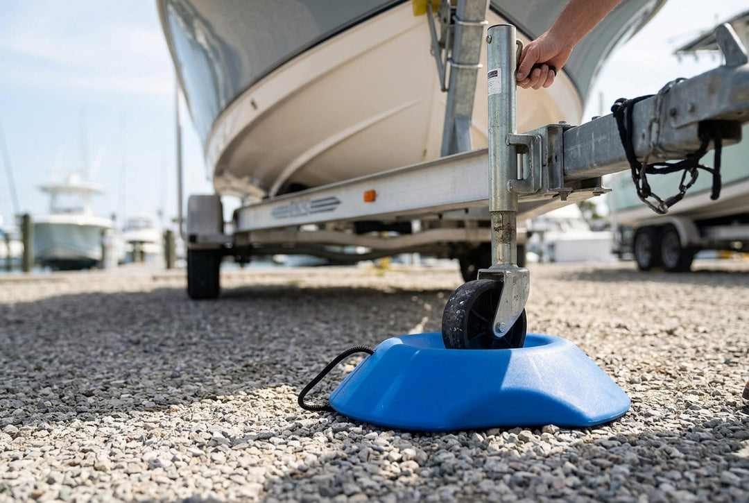 Best Way to Store Boat Trailer in Yard