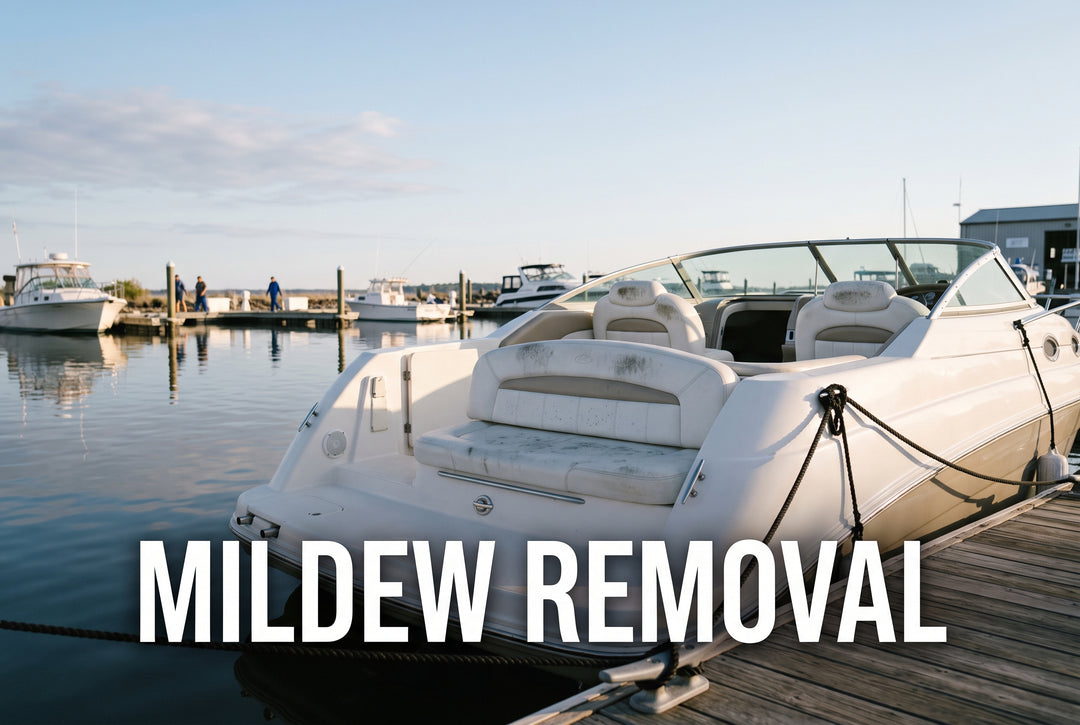 Mildew Removal Boat Seats Guide - boating photo