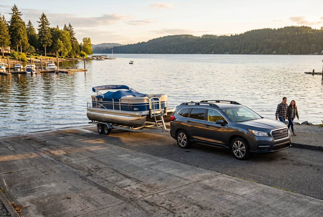 Best Mini SUVs for Towing Pontoon Boats - boating photo