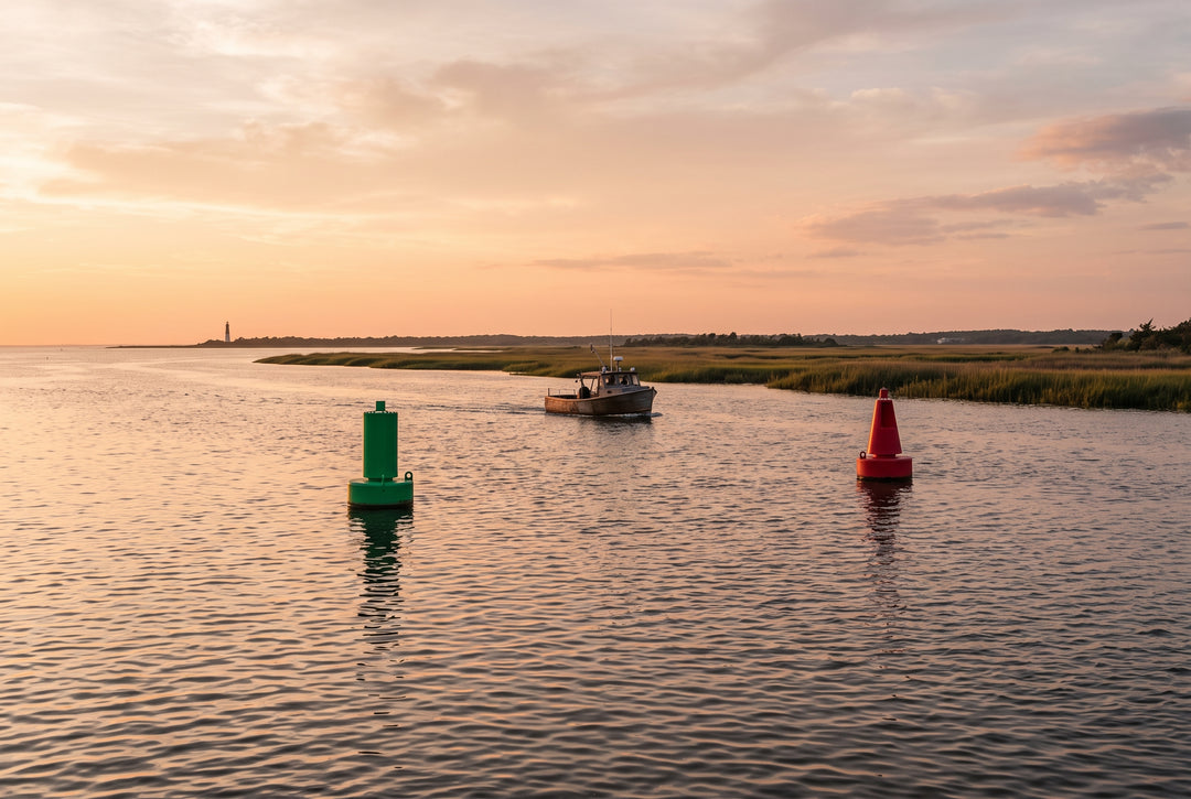 The Boating Navigation Handbook Buoys, Beacons, Lights and Charts - boating photo