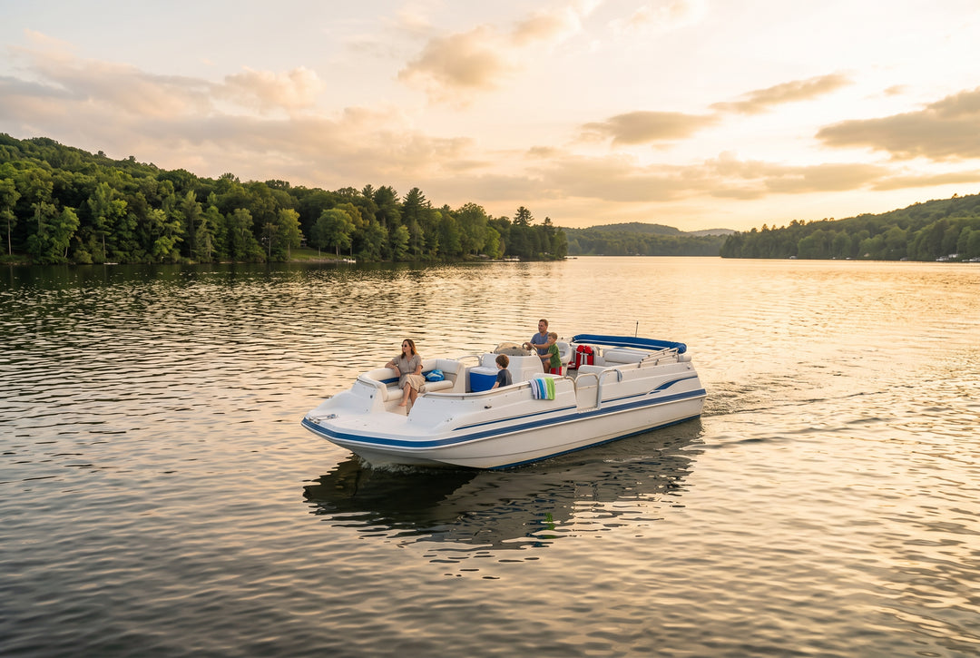 What Is a Deck Boat Distinctive Characteristics for an Amazing Ride - scenic boating photo