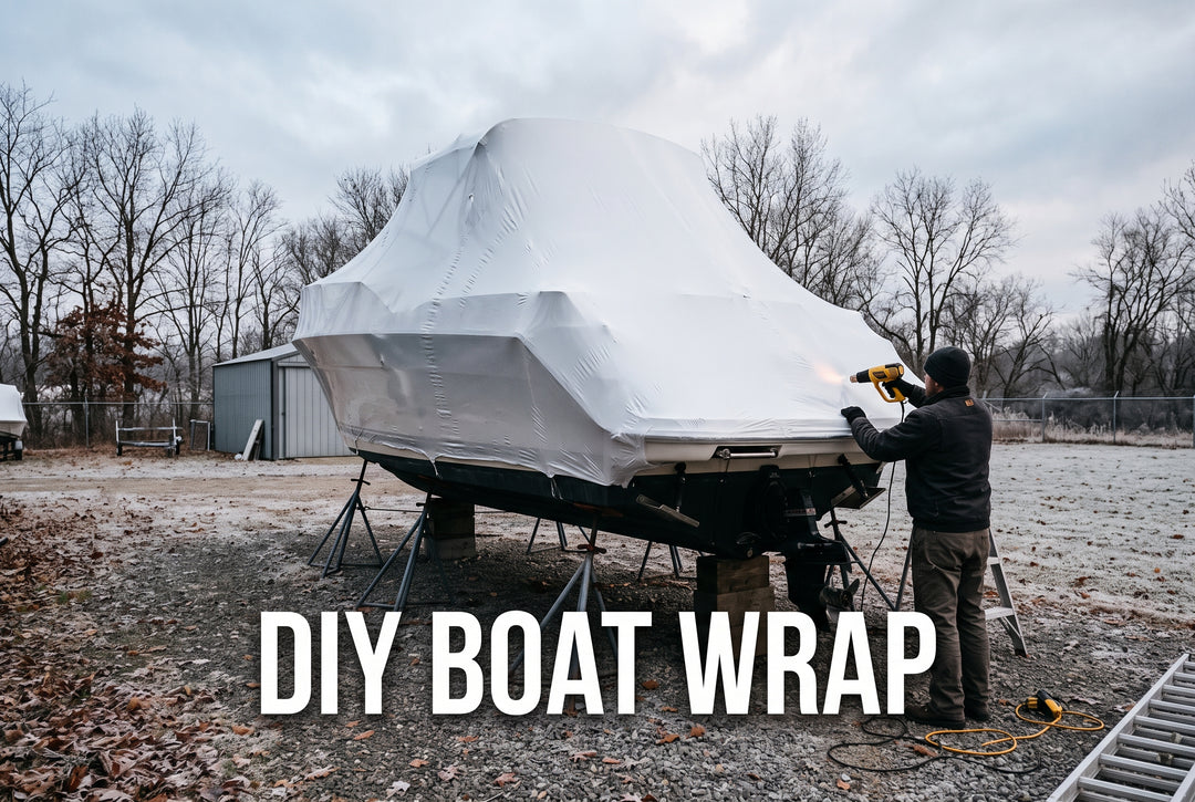 A DIY Guide to Shrink Wrap a Boat for Winter - boating photo