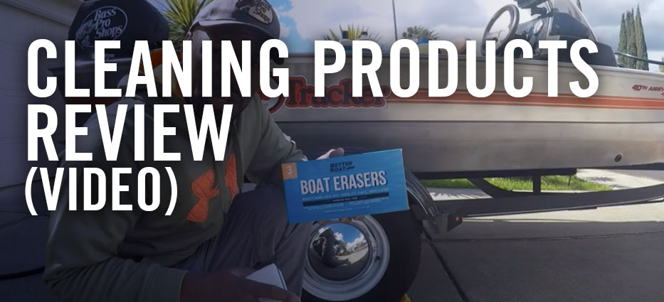 Customer review Better Boat cleaning products, Boat Erasers, instant Hull Cleaner, Marine Polish, Boat Wax Applicator Set
