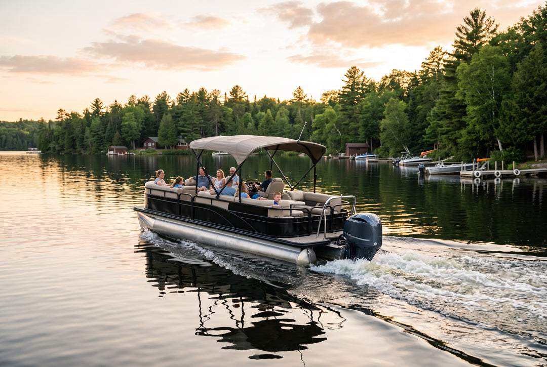 Max Horsepower on Pontoon Boats  Newbie Info - scenic boating photo