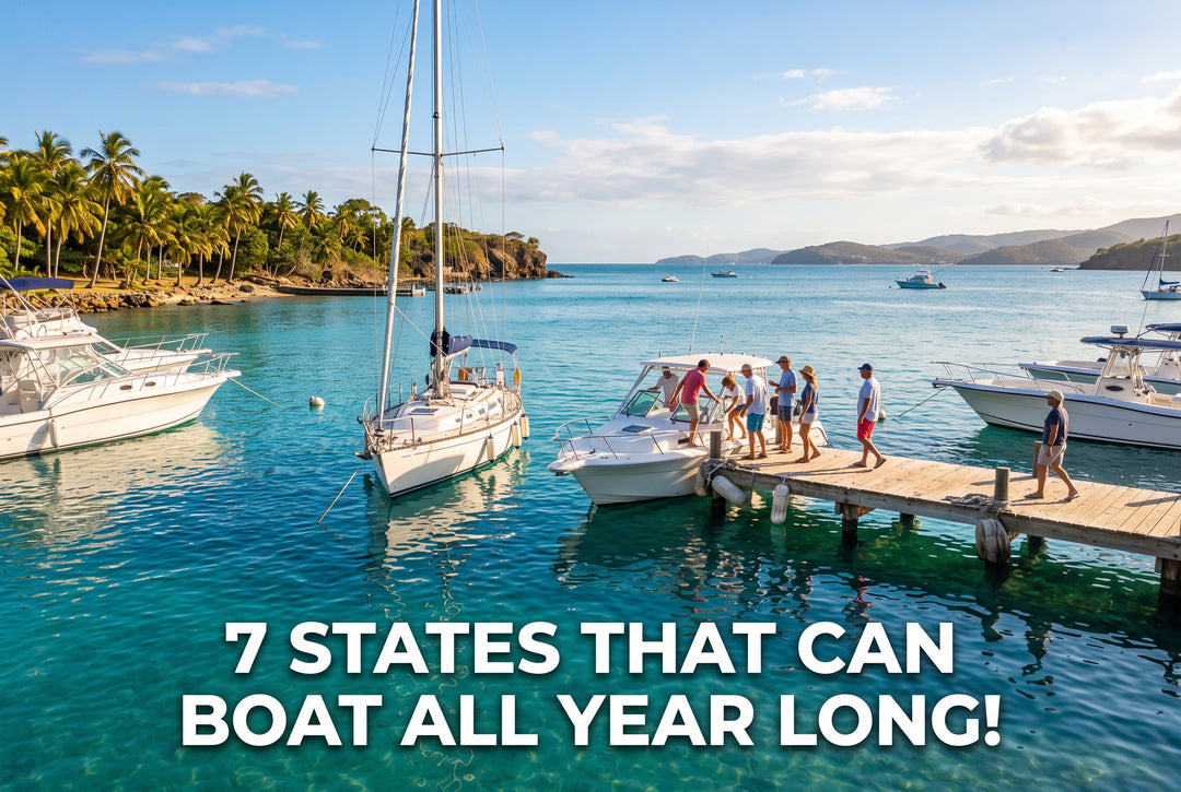 7 States Where You Can Boat All Year Long - boating photo