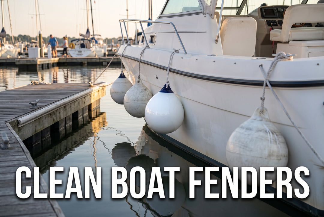 How to Clean Boat Fenders to Look Brand New - boating photo