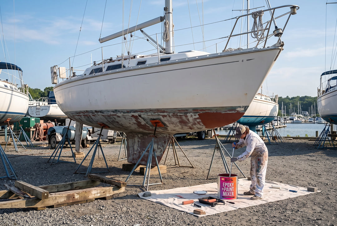 A Pros Guide to Boat Bottom Painting - boating photo
