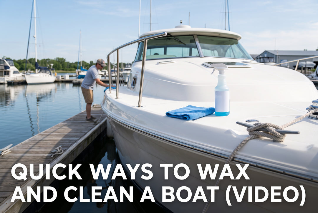 Quickest Boat Wax and Clean VIDEO - boating photo