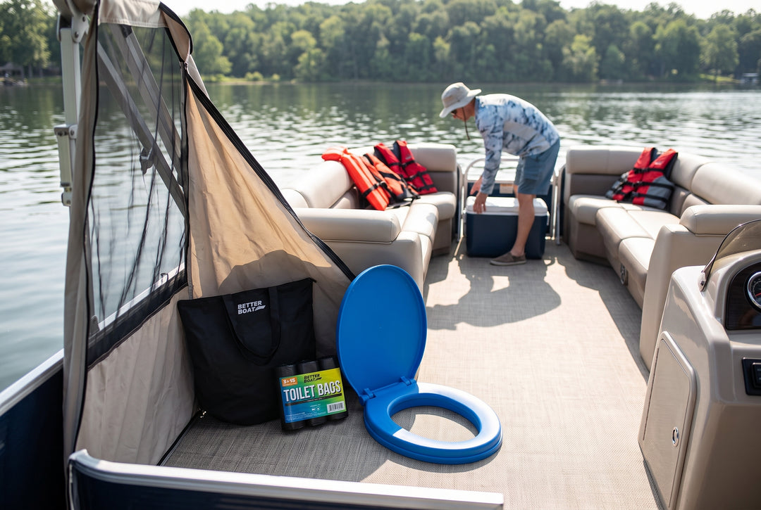 4 Convenient Pontoon Boat Bathrooms for When You Gotta Go - boating photo