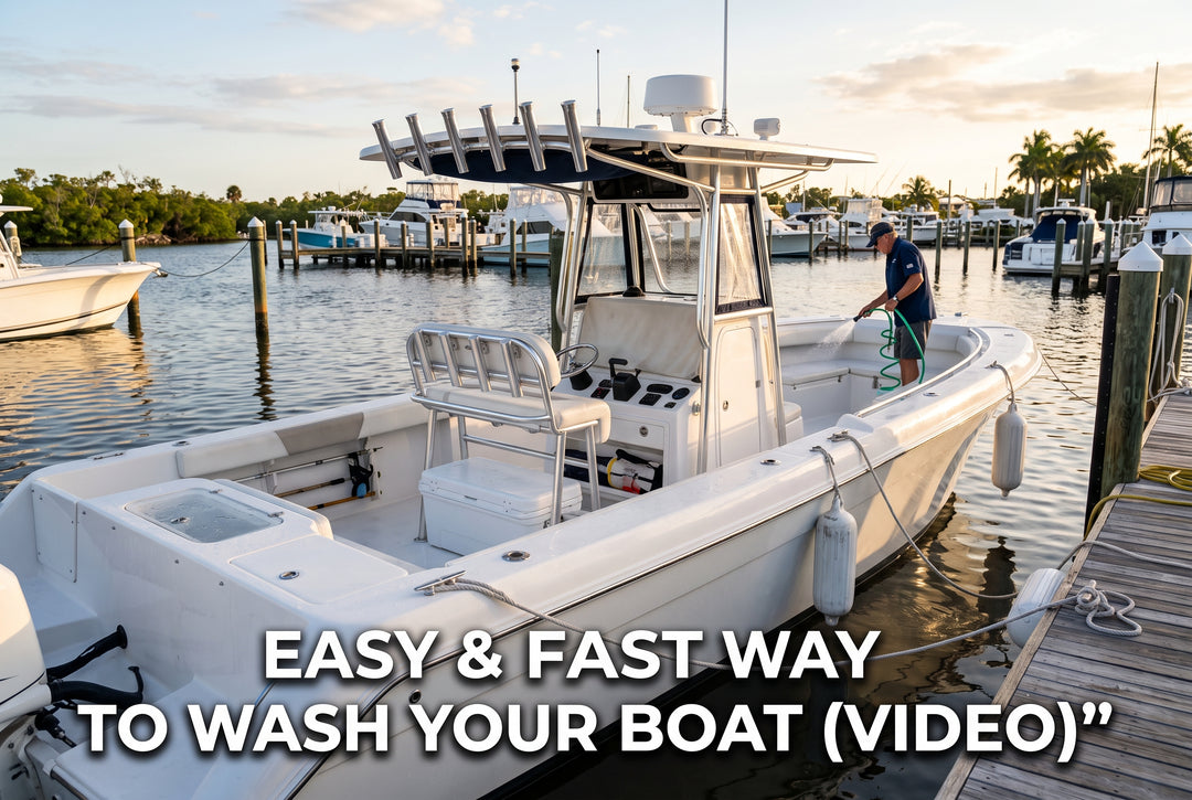 New, Easy, and Fast Way to Wash your Boat VIDEO - boating photo
