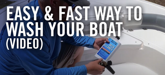 New, Easy, and Fast Way to Wash your Boat [VIDEO]