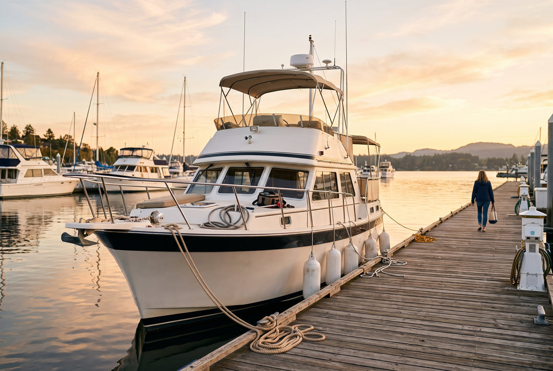 10 Absolute Necessities for Living on a Boat in a Marina - boating photo
