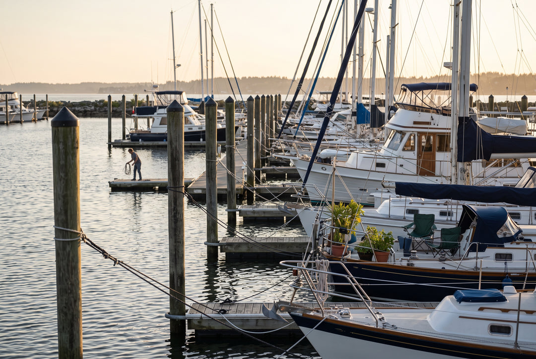 Liveaboard Marinas How to Tie Up and Stay Awhile - scenic boating photo