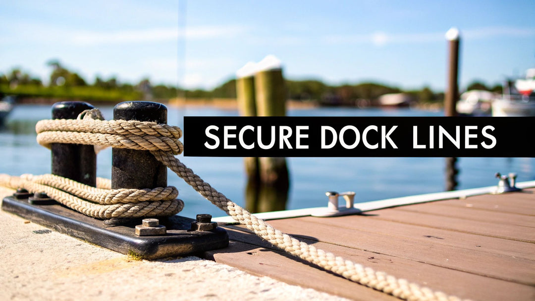 How to Tie Dock Lines Securely and Safely
