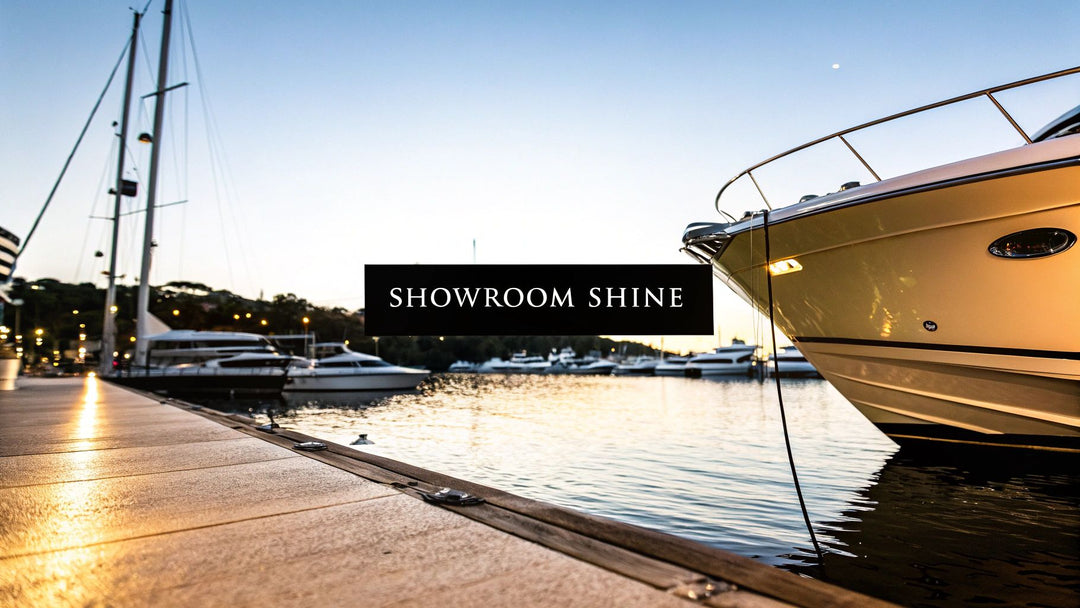 How to Detail a Boat for a Showroom Shine