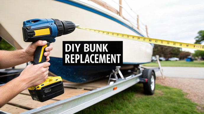 Replacing Trailer Bunks with Boat on Trailer: Easy DIY Guide