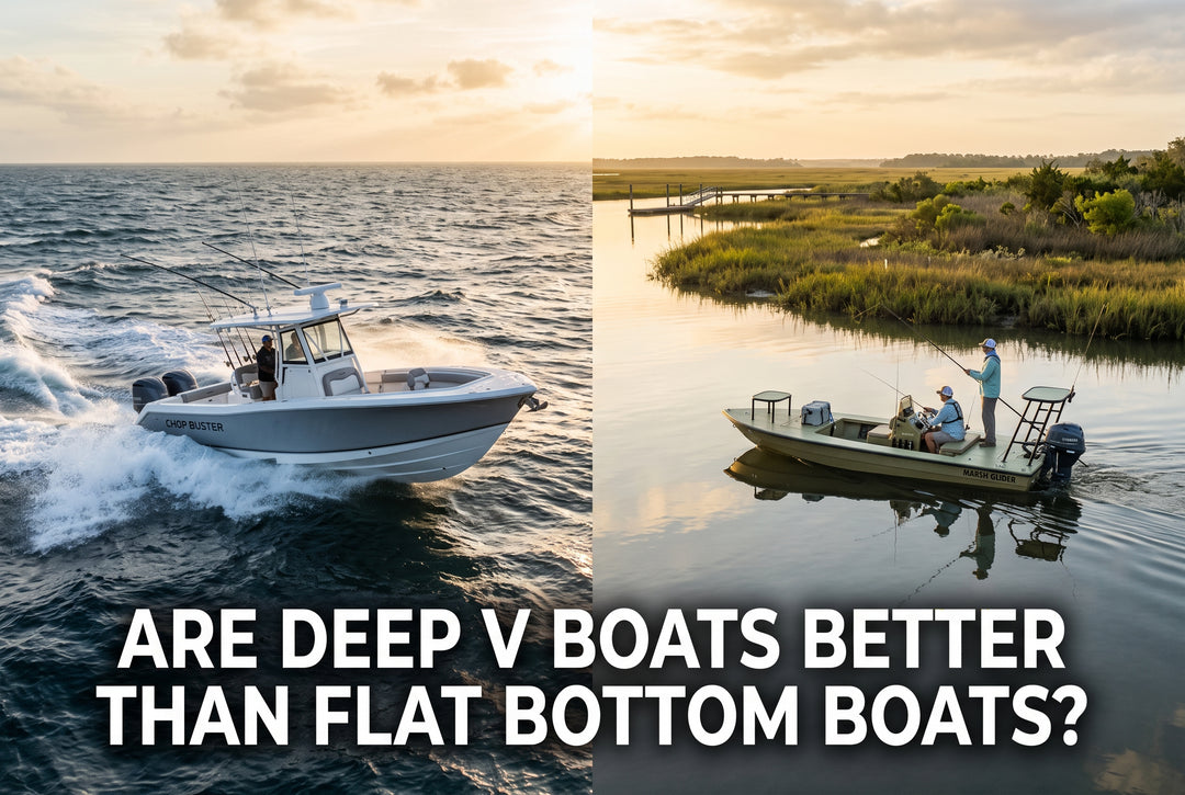 Are Deep-V Boats Better than Flat-Bottom Boats - boating photo