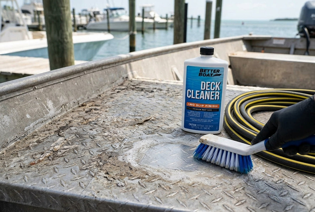 How to Clean Aluminum Boat Deck