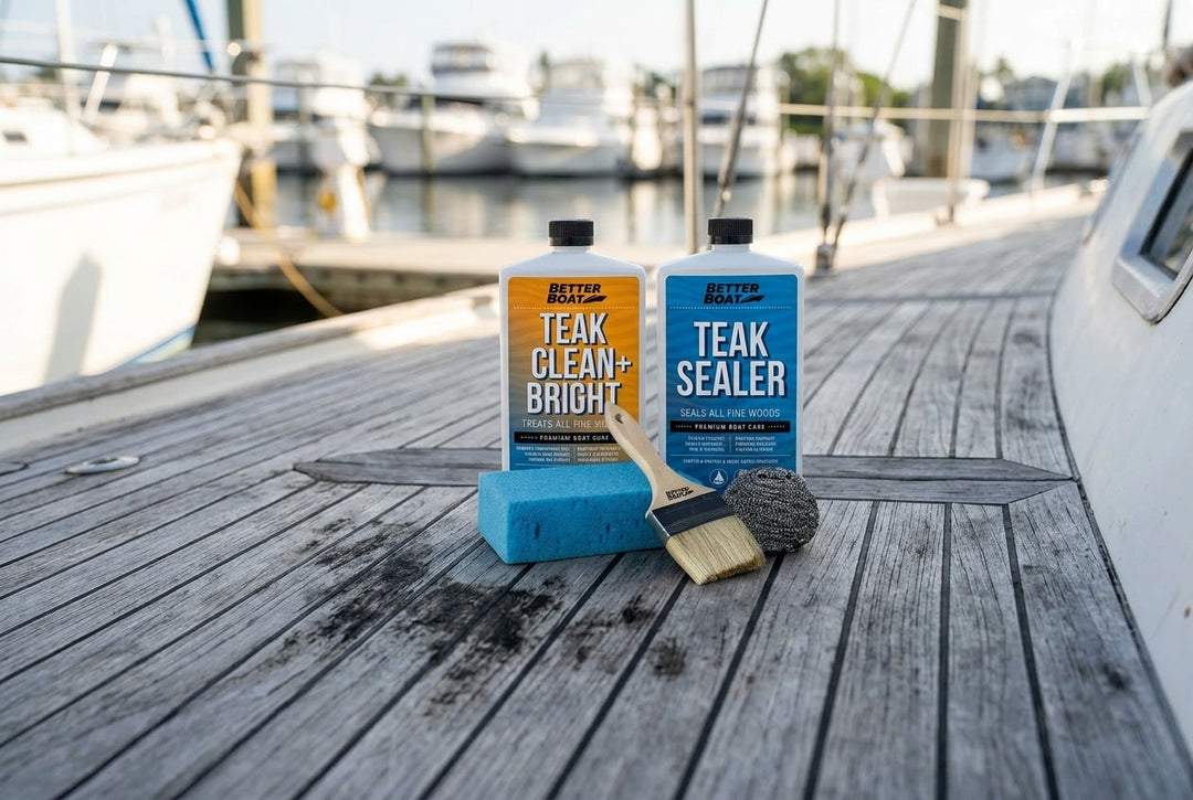 How to Clean Teak Boat Deck