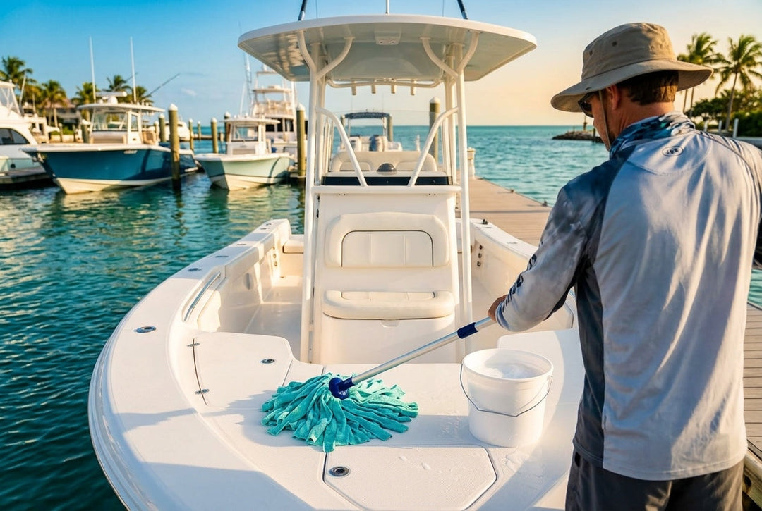 How to Mop a Boat Deck