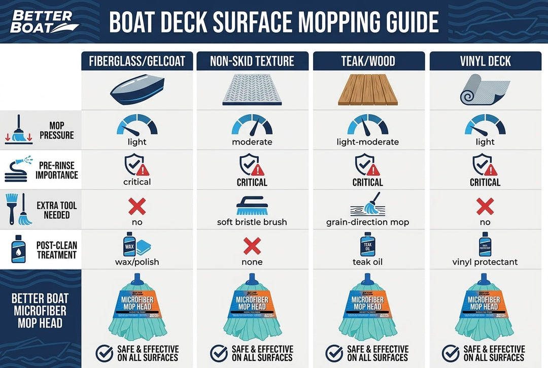 How to Mop a Boat Deck