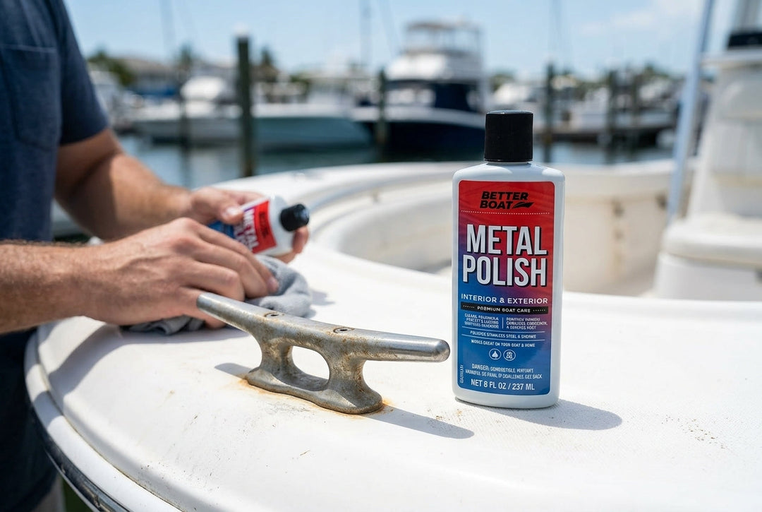 How to Polish Chrome and Stainless Steel on a Boat