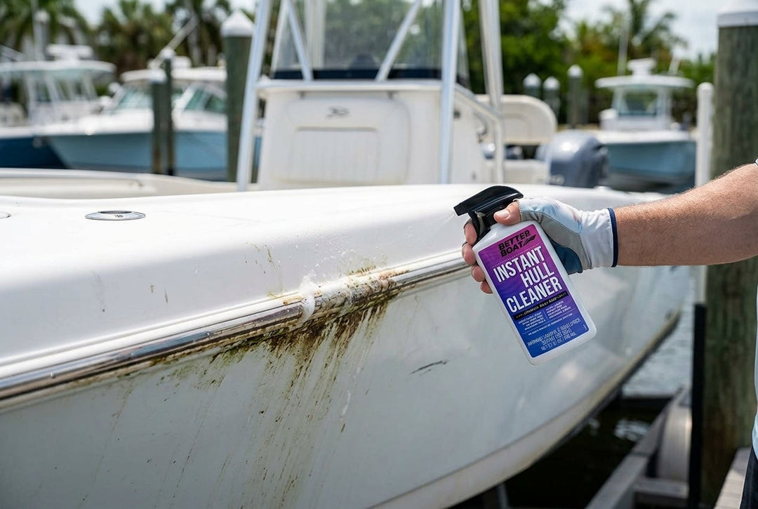 How to Remove Waterline Stains from a Boat