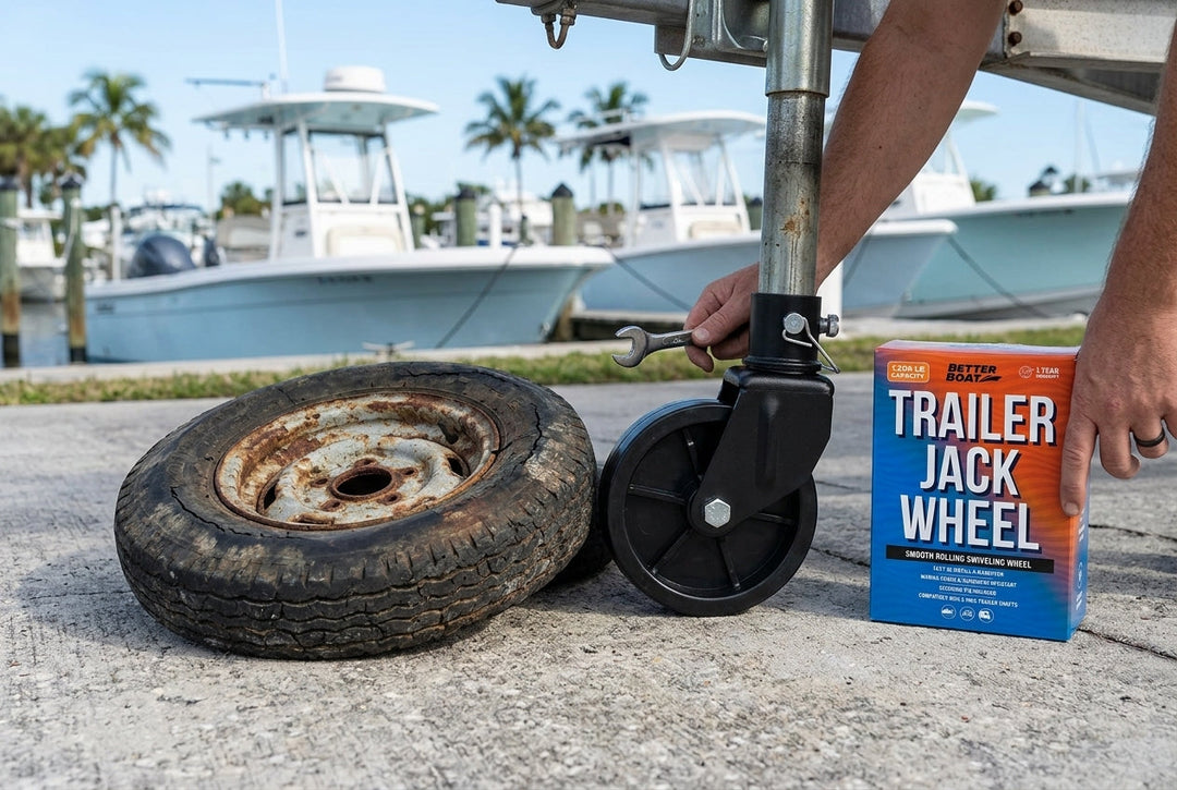 How to Replace Trailer Jack Wheel