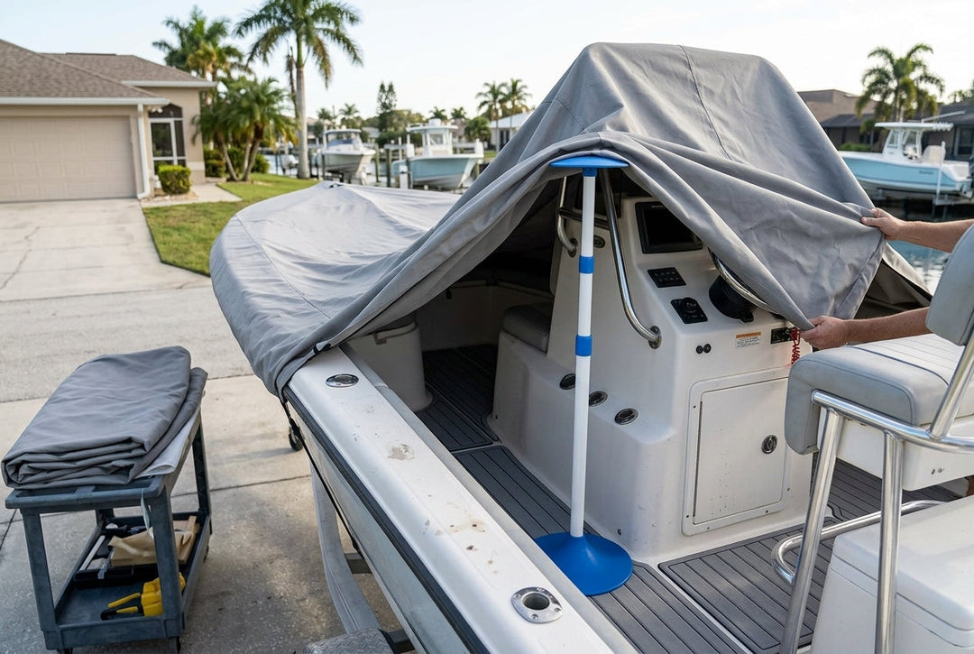 How to Winterize a Boat with a Cover