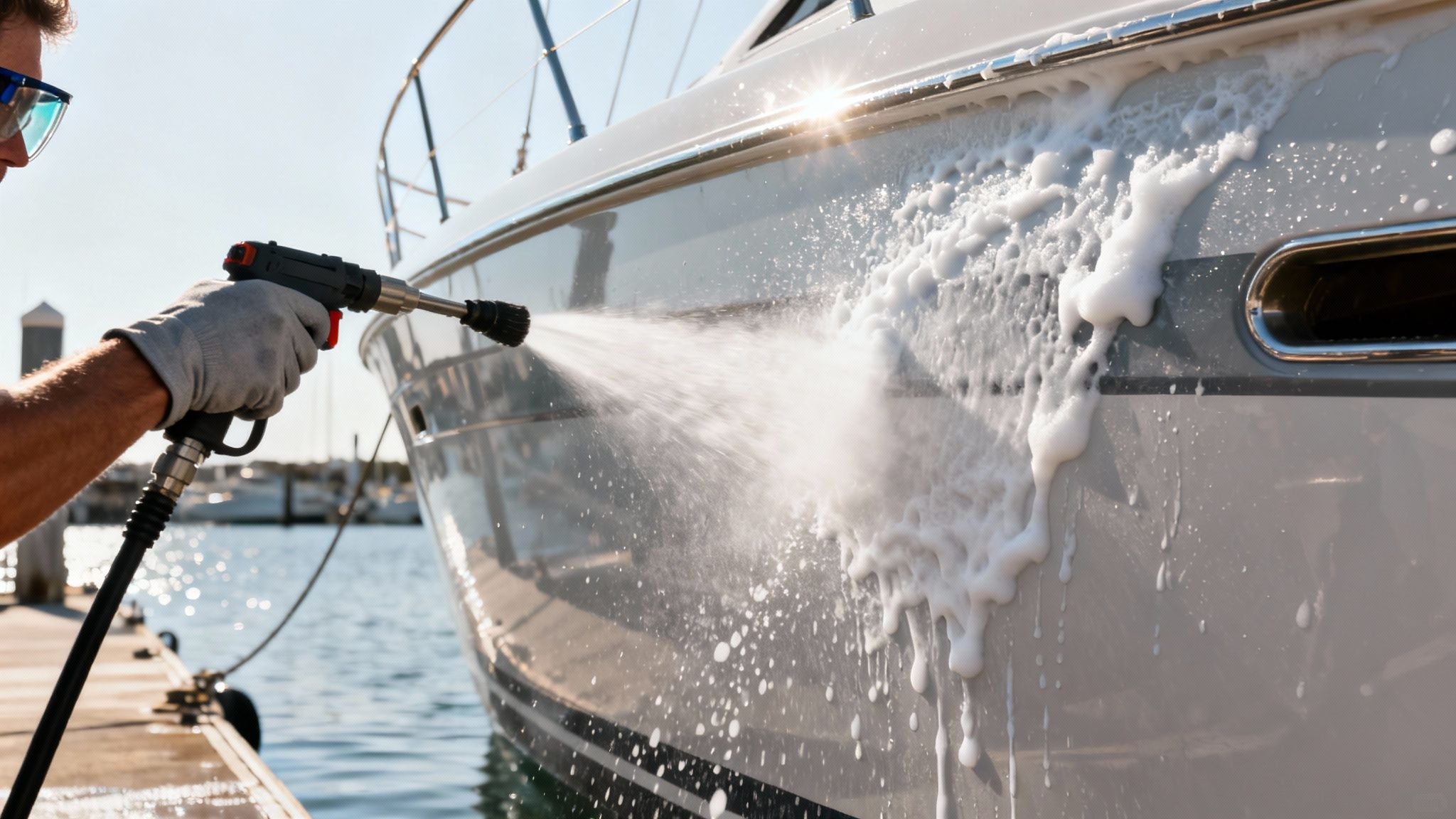 Power Wash Boat: The Right Way to Clean Your Vessel | Better Boat