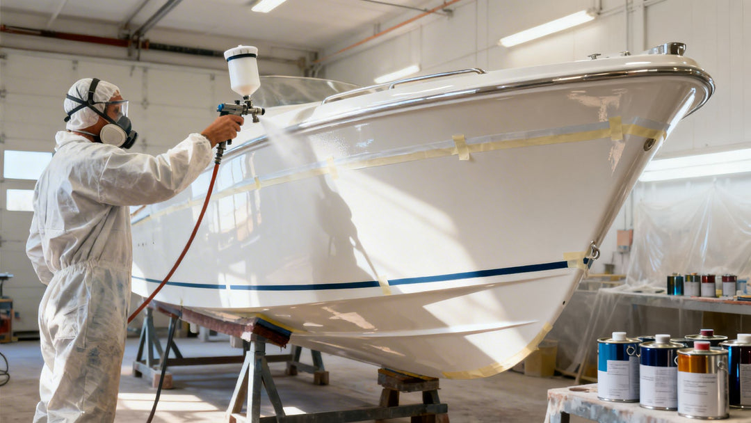 Spray Painting a Boat for a Flawless, Professional Finish
