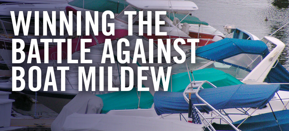 How to clean mold and mildew from boats and RVS