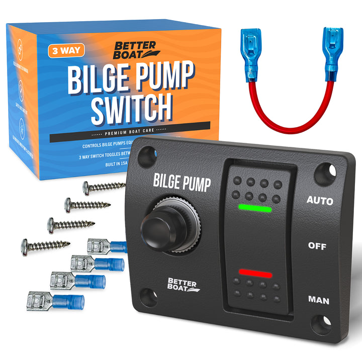 Better Boat Bilge Pump Switch 3 Way product image