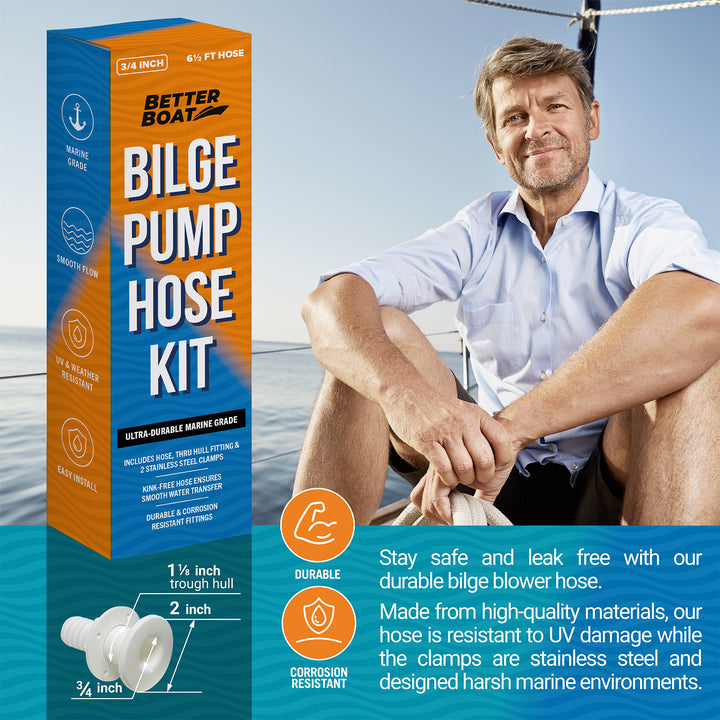 Better Boat Bilge Pump Hose Kit shown in 03 BilgePumpHoseKit 6
