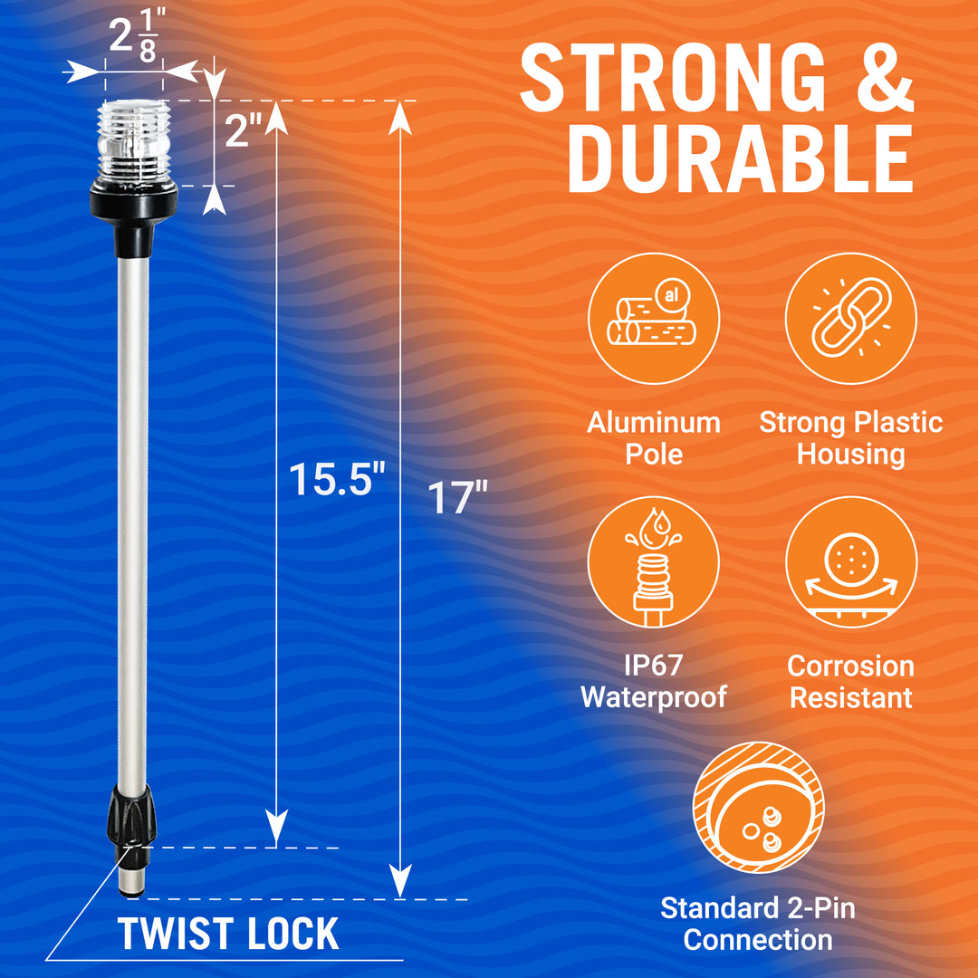 Boat Stern Lights LED Lighthouse Design