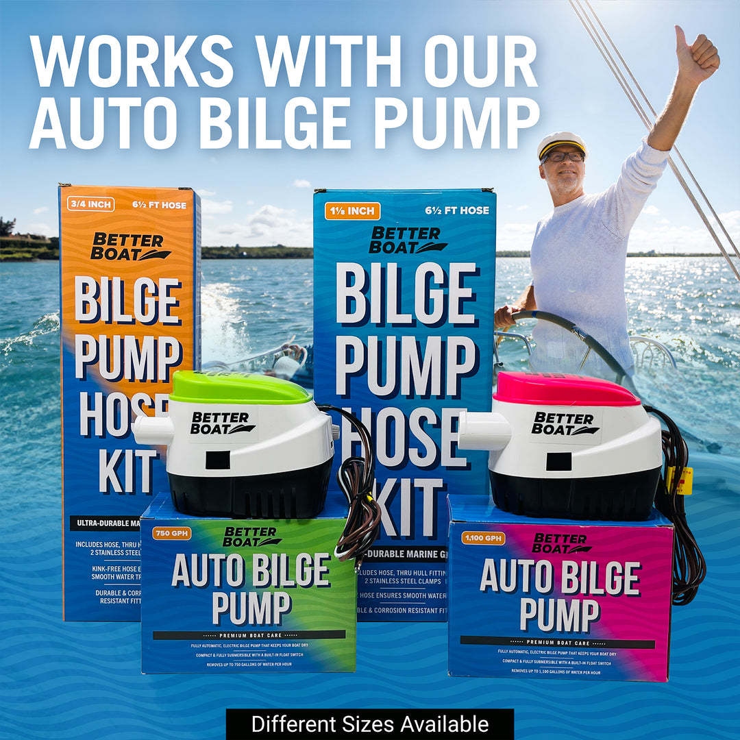Better Boat Bilge Pump Hose Kit shown in 04 BilgePumpHoseKit 2