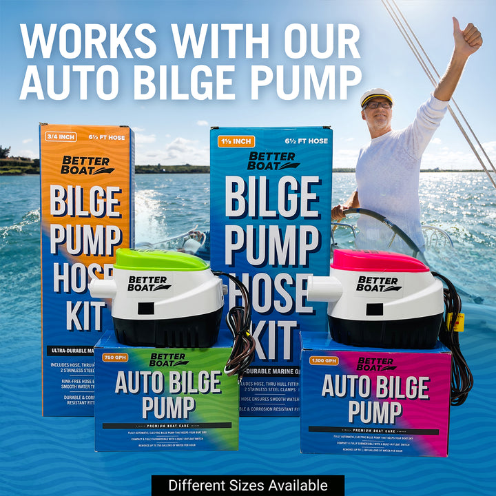 Better Boat Bilge Pump Hose Kit shown in 04 BilgePumpHoseKit 2