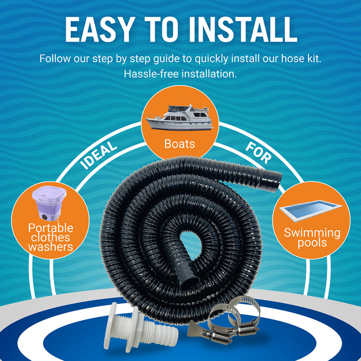 Better Boat Bilge Pump Hose Kit shown in 05 BilgePumpHoseKit 2