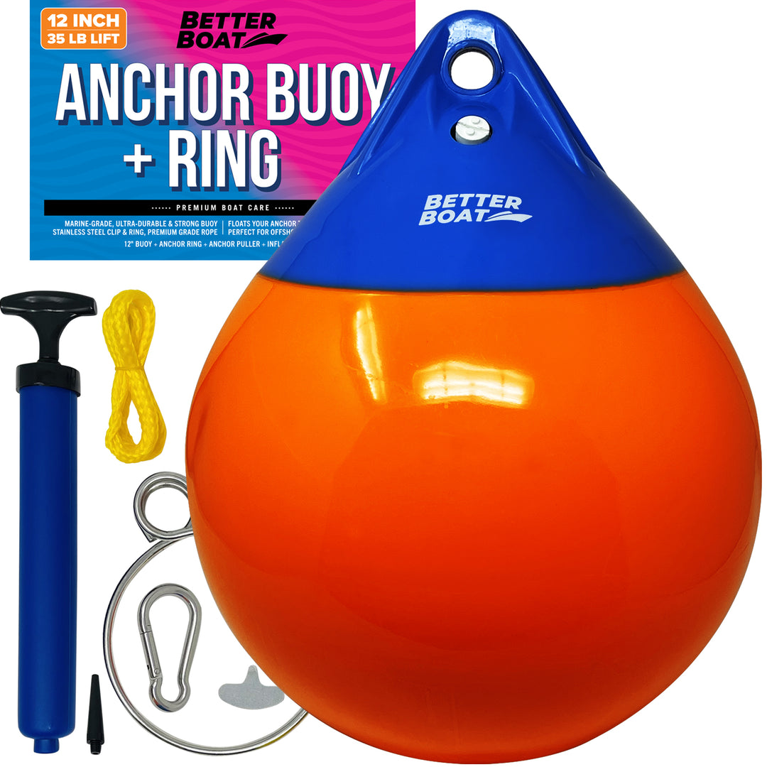 Better Boat Boat Anchor Buoys shown in 12InAnchorBuoyAndRingPrimary