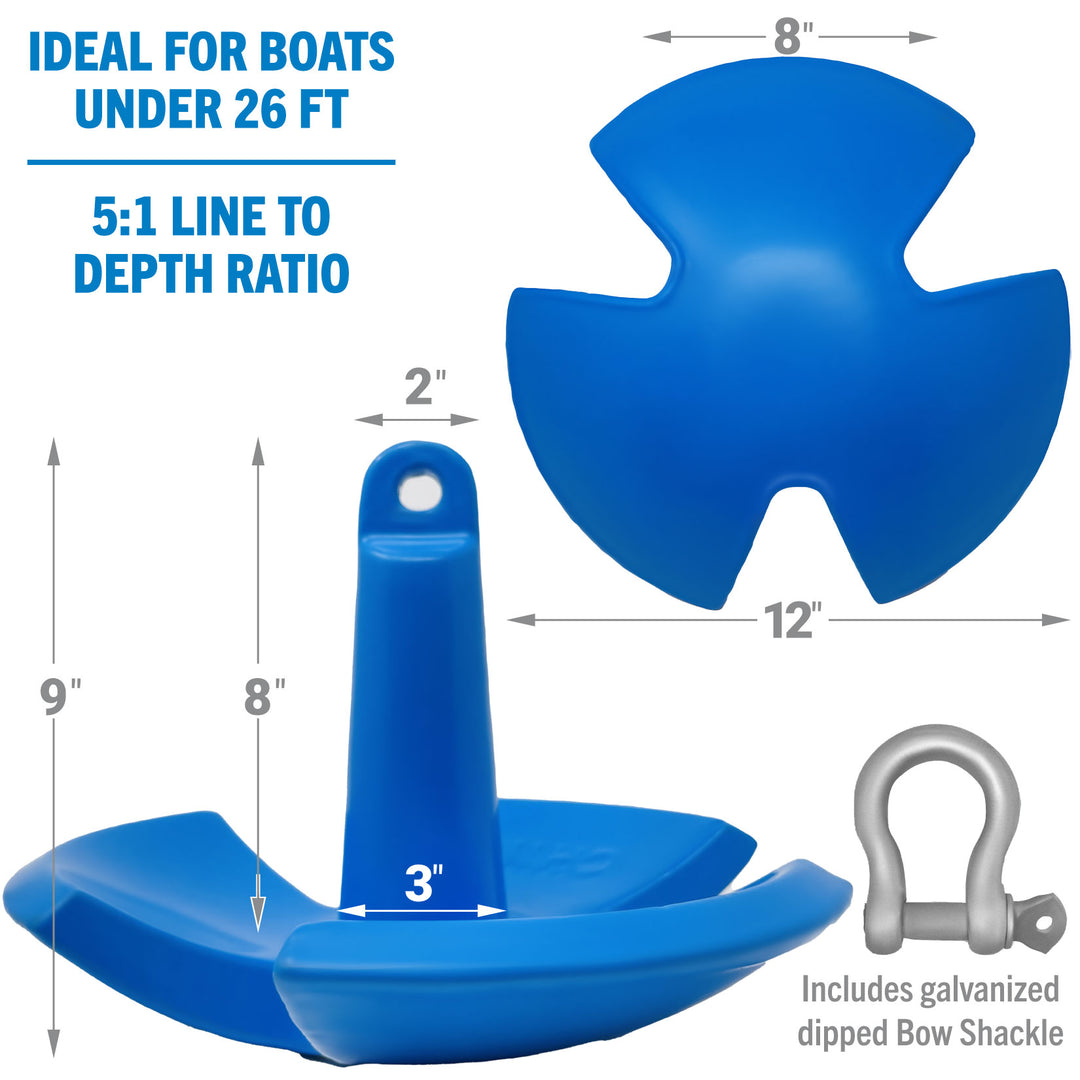 Better Boat River Anchor for Boats shown in 30LbRiverAnchorsSupp6